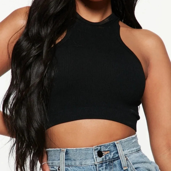 Fashion Nova racerback crop  top - Picture 1 of 3